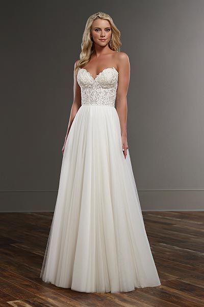 Wedding - 50 Ultra-Elegant A-Line Wedding Dresses