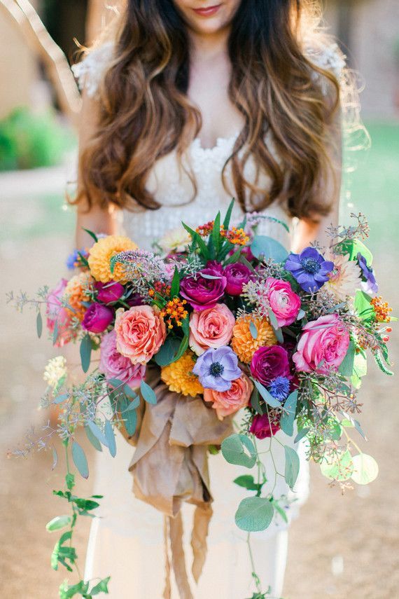 زفاف - Colorful Spanish Backyard Wedding Inspiration 