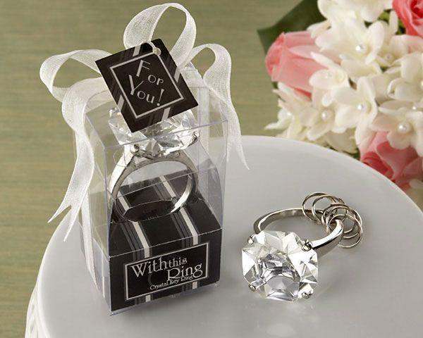 Wedding - Diamond Wedding Ring Keychain