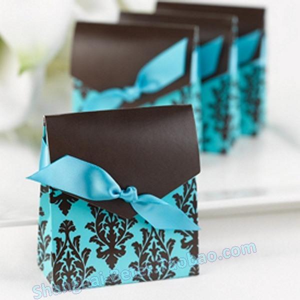 Mariage - PCS creative candy Box coffee mysterious Turkey Blue candy Box th013 European candy bags wedding layout