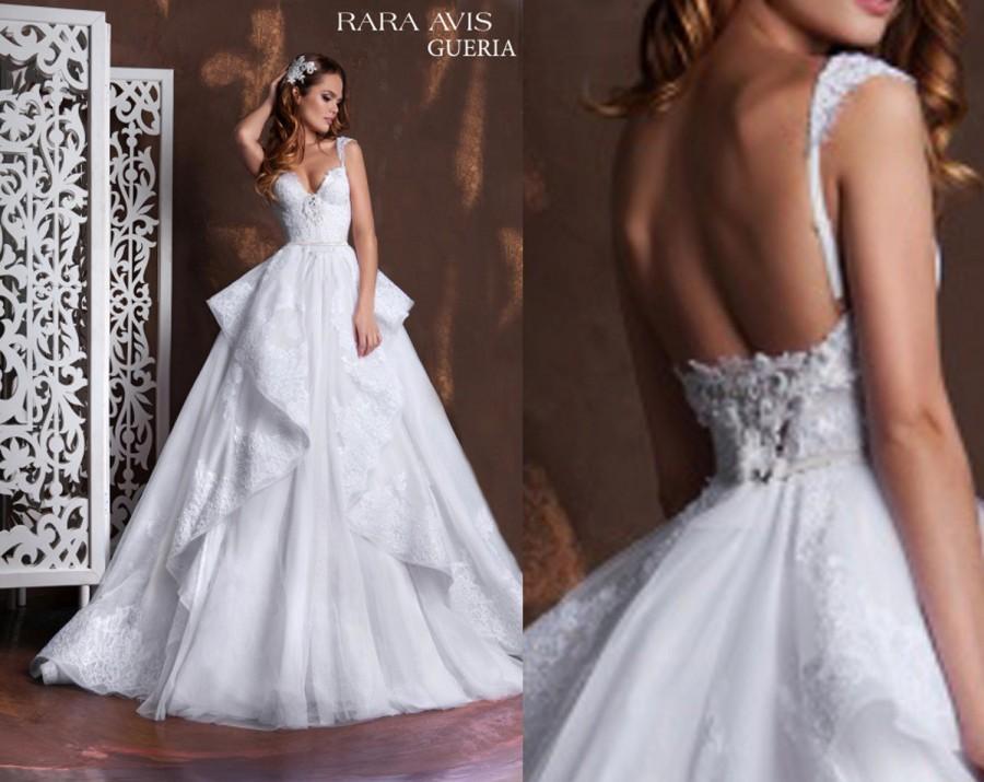Hochzeit - Bridal dress GUERIA, lace wedding dresses, lace wedding dress, lace wedding gown, unique wedding gown, boho wedding, bridal dress