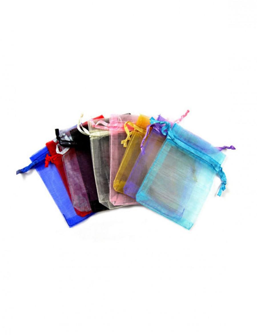 Свадьба - 20pcs 4×6’’(16×11cm) Wedding Favor Bags for Candy,Assorted Drawstring Bags BB0007
