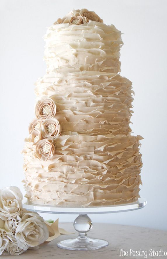 Wedding - The Most Popular Wedding Cakes On Pinterest