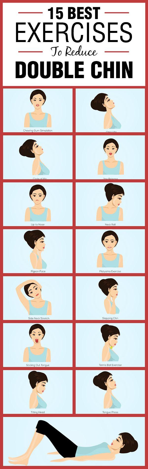 Hochzeit - 15 Best Exercises To Reduce Double Chin