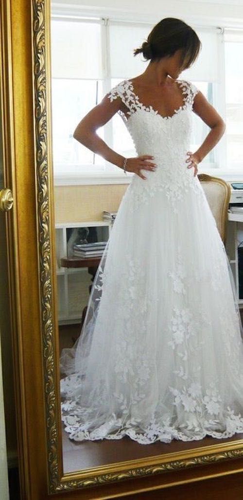 Hochzeit - Timelessly Elegant A-Line Wedding Dresses