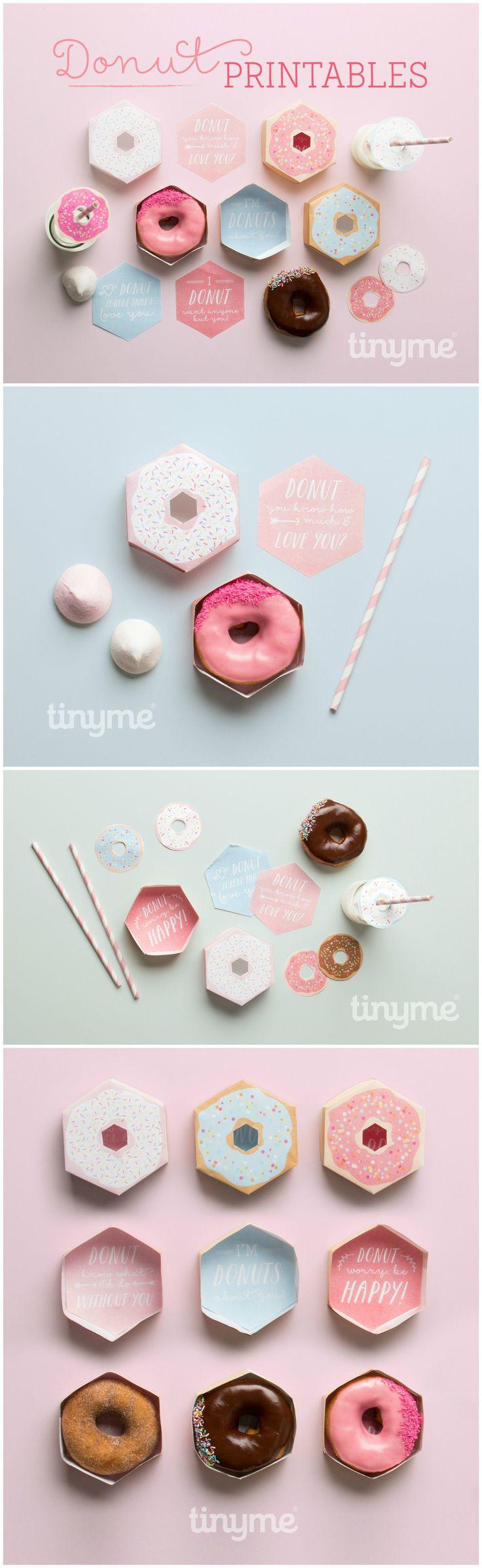 Mariage - Donut Box Printables