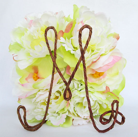 Wedding - Rustic INITIAL Wedding Cake Topper, Personalized Shabby Chic Wedding Cake Topper,Monogram Wedding Cake Topper,Rustic Wedding Cake Decoration