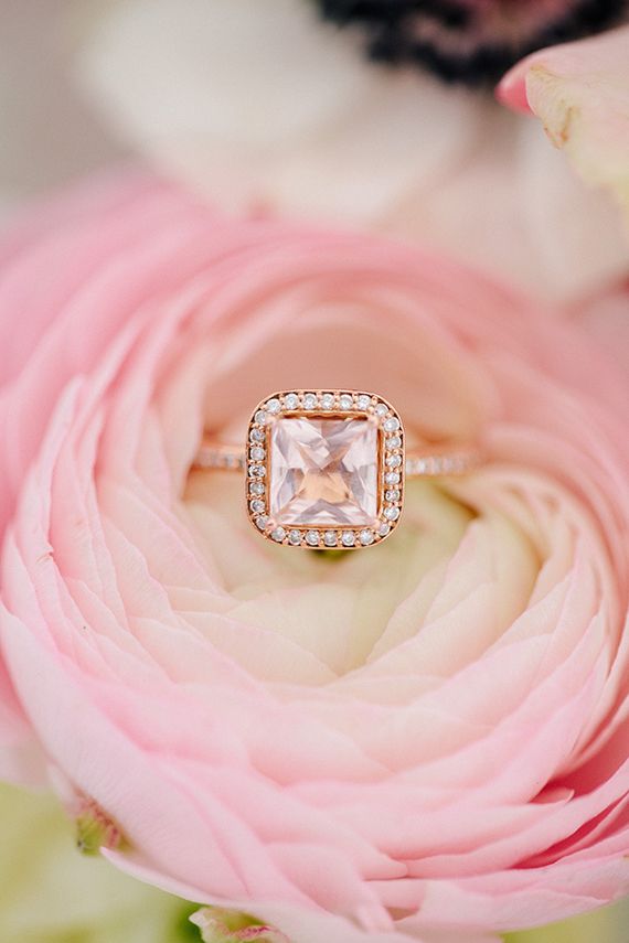زفاف - Pink Diamond Ring