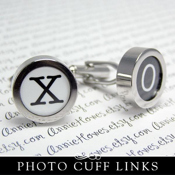 Mariage - DIY Cuff Links. Something for the Dudes. Create Your Own Photo Cufflinks. Easy to Make. Add Your Own Image. Annie Howes.