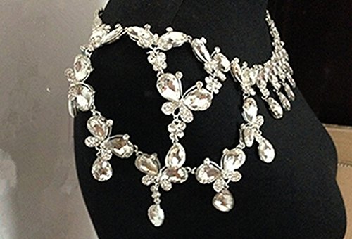 زفاف - Crystal Rhinestone Shoulder Body Chain Necklace