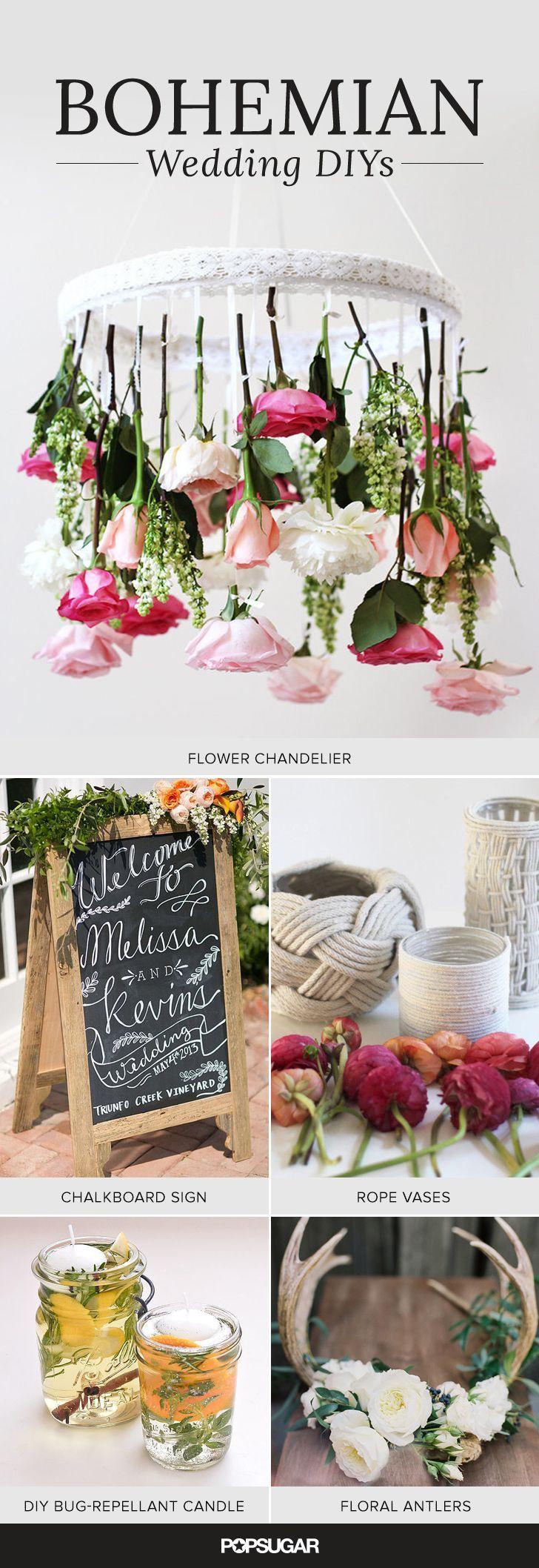 Mariage - These 24 DIYs Will Make Your Bohemian Wedding Look So Chic