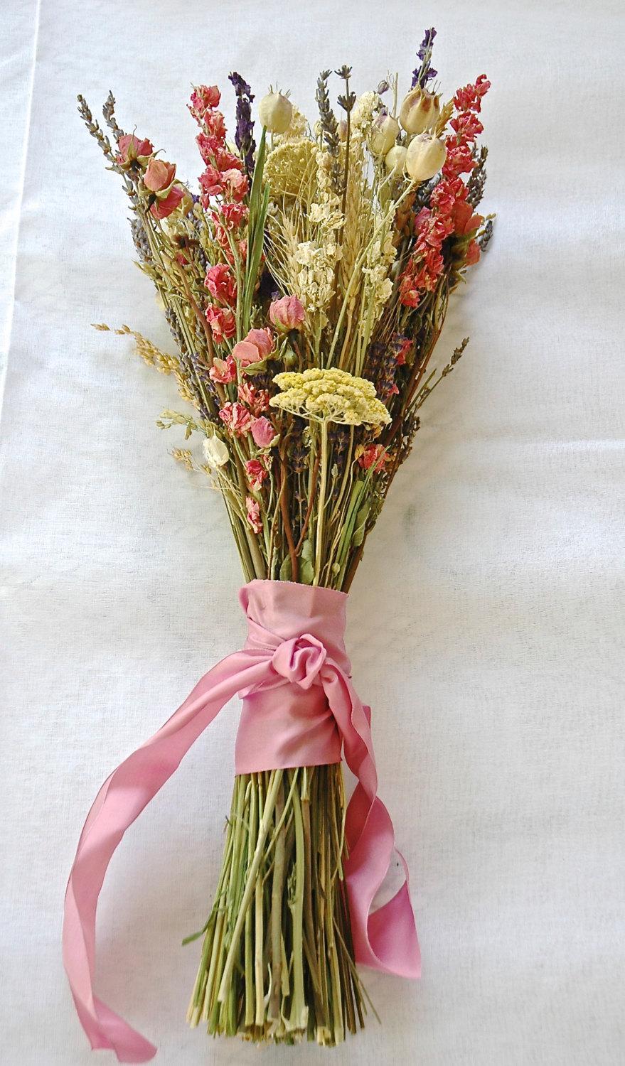 Hochzeit - Lavender and Wildflowers Bouquet
