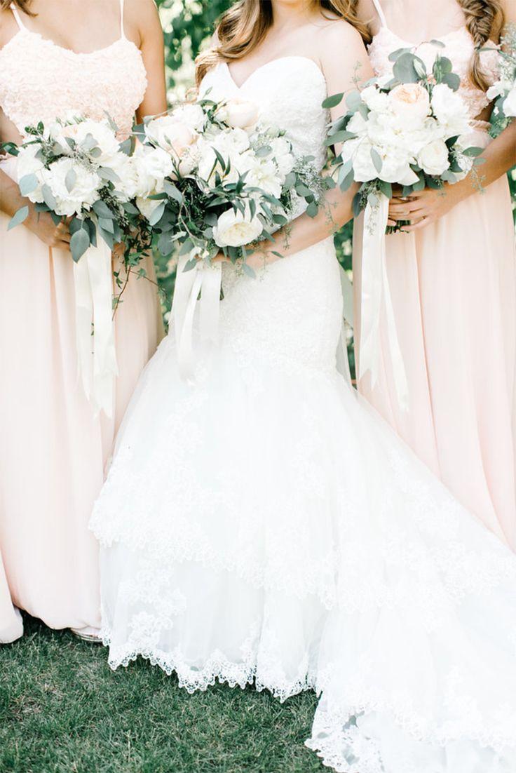 Свадьба - Sunny Sedona Wedding   Blush Bridesmaids