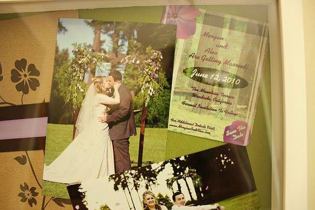 Mariage - Shadow Boxes: A Little Snapshot Of Our Wedding 