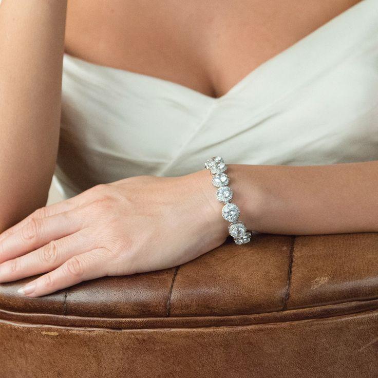 Wedding - Aston Diamante Wedding Bracelet (ic)