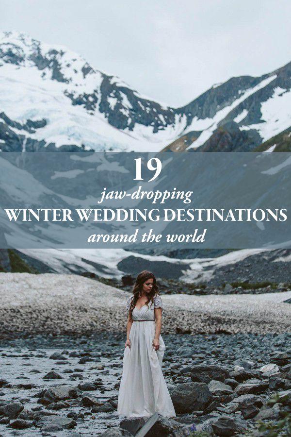 Hochzeit - 19 Jaw-Dropping Winter Wedding Destinations Around The World