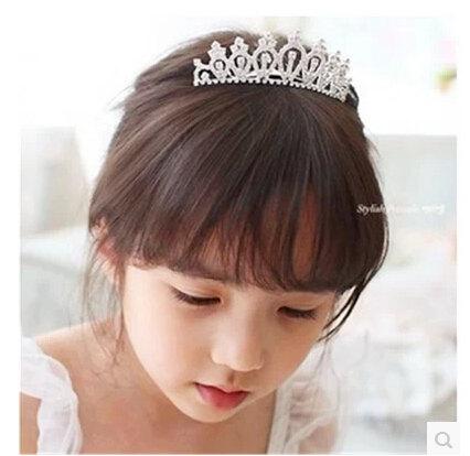 Mariage - princess tiara flower girl tiara baby tiara  cute tiara baby headband