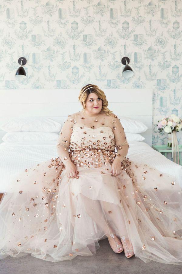 Mariage - Fashion Editor's Fabulous Same-Sex Brooklyn Wedding With A Custom Christian Siriano Gown
