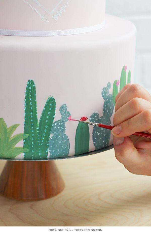 Wedding - Mid-Century Cactus Cake