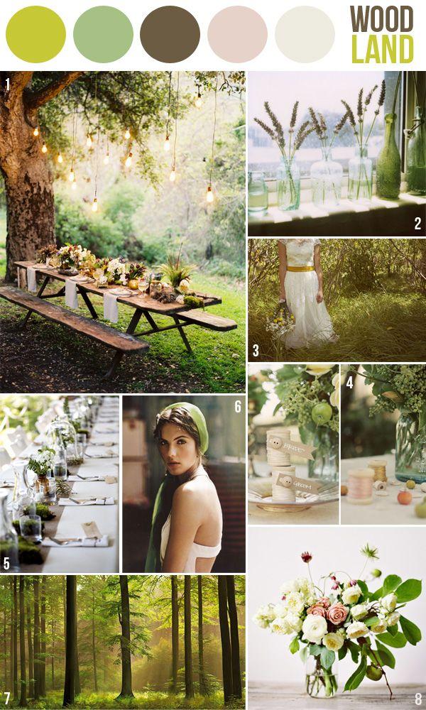 Mariage - HEY LOOK: COLOR INSPIRATION - Dreamy Woodland