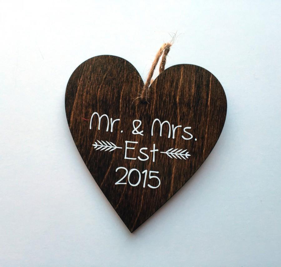Mariage - Mr & Mrs ornament 