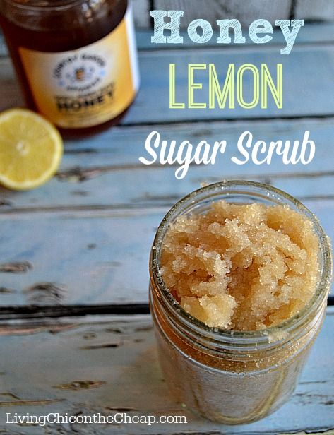 Wedding - Homemade Honey Lemon Sugar Scrub