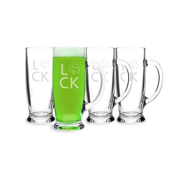 زفاف - Luck Of The Irish Craft Beer Mugs (Set Of 4)