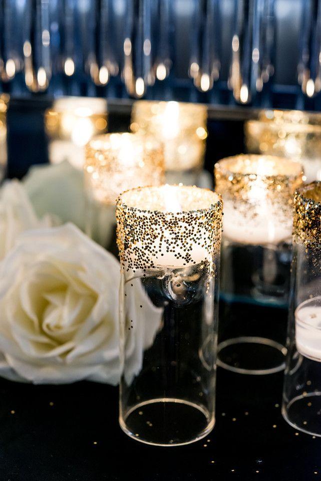 زفاف - Wedding Day Ideas- Sparkling Gold And Creamy Whites