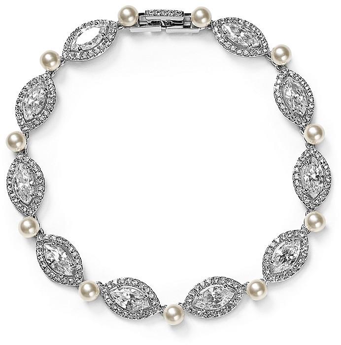 Hochzeit - Nadri Crystal Tennis Bracelet