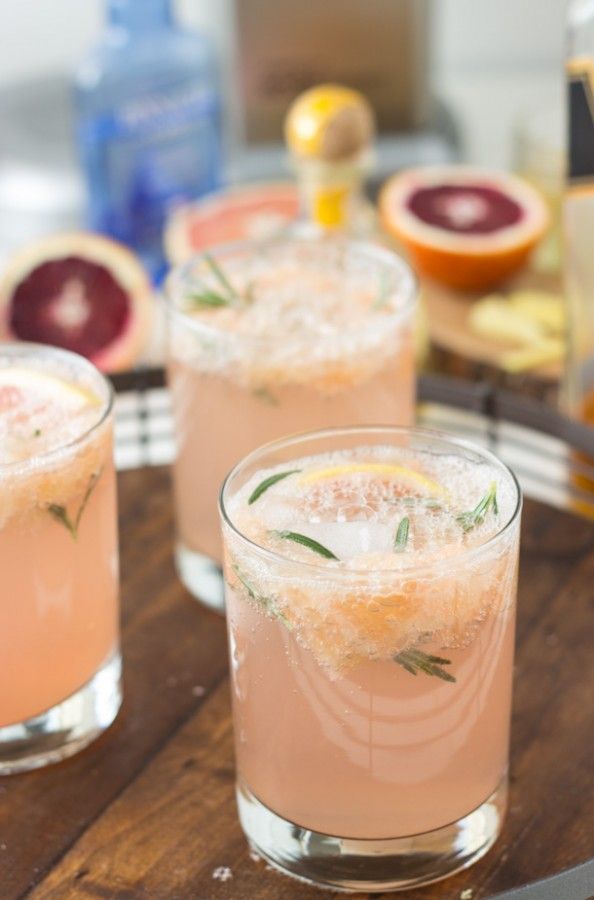 زفاف - Sparkling Grapefruit Cocktails