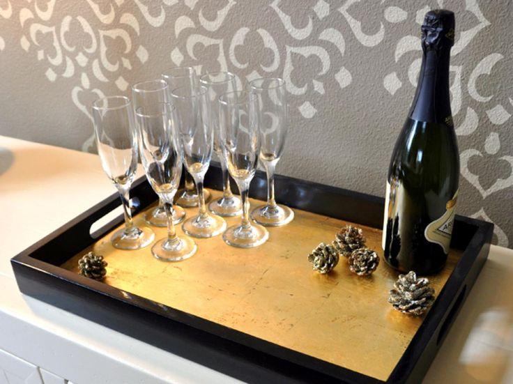 Mariage - How To Make A Gold Leaf Bar Tray