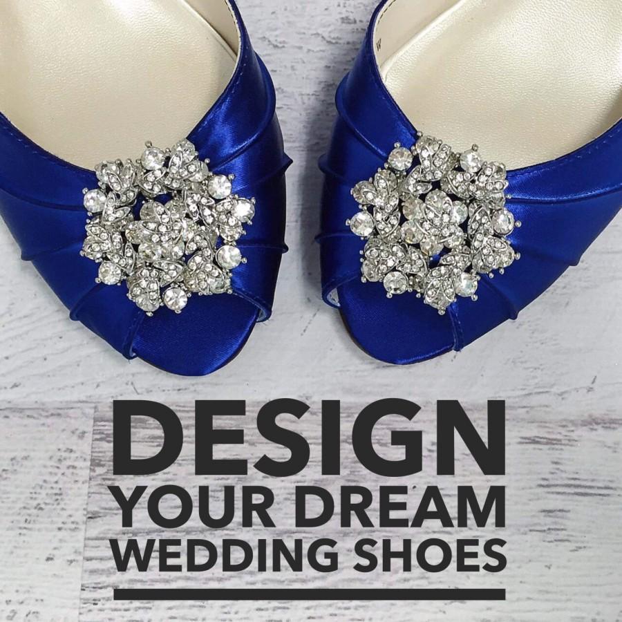 Hochzeit - Wedding Shoes / Design Your Own Wedding Shoes / Custom Wedding Shoe Consultation / Bridal Heel Design