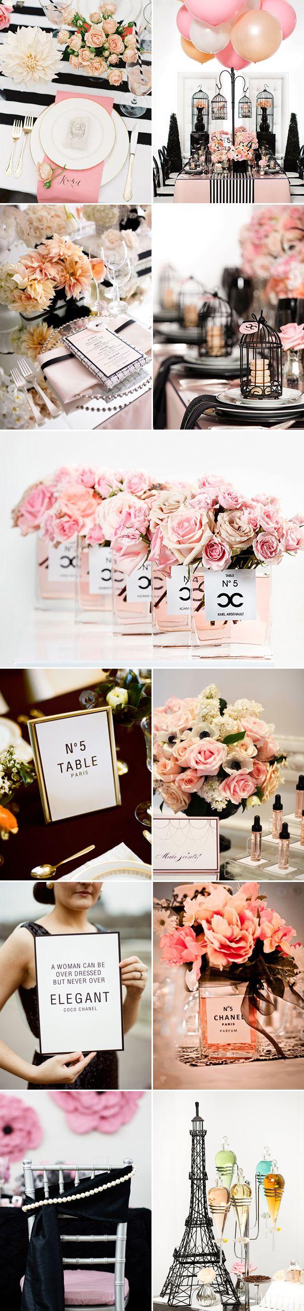 Hochzeit - Classy And Fabulous! Chanel-Inspired Wedding Designs
