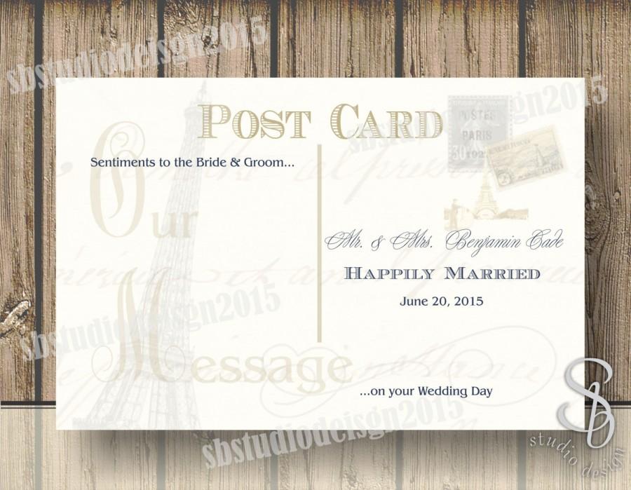 Mariage - Wedding Postcard Vintage