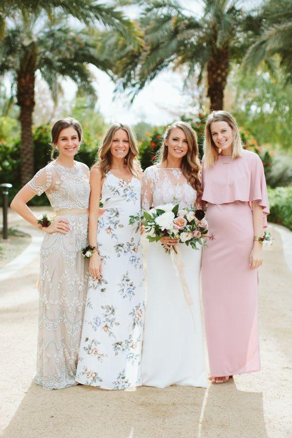Hochzeit - Al Fresco Scottsdale Wedding   Stunning Two-Piece Dress