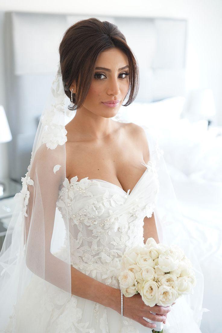Mariage - Romantic Sweetheart Appliques A Line Wedding Dress