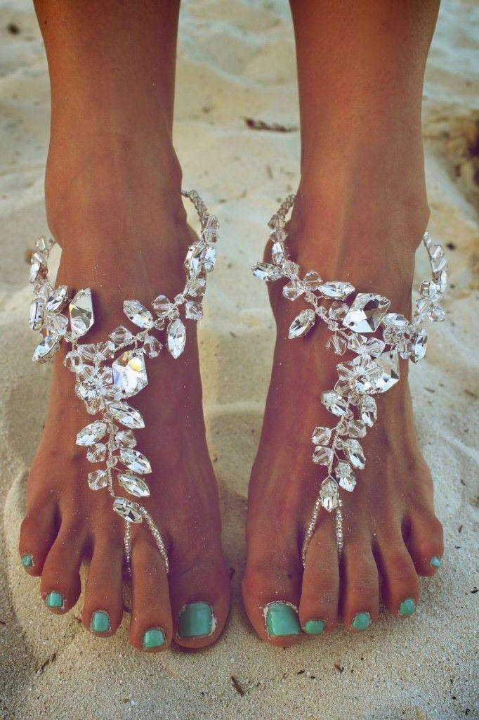 زفاف - Beach Wedding – Barefoot Sandals! (Coco&Cowe)