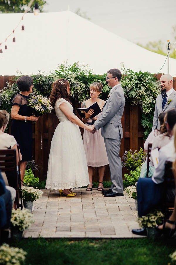 Mariage - Eco-Friendly Wedding At Home In Cleveland