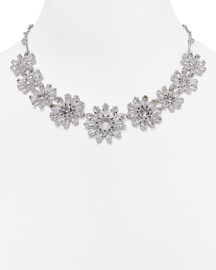Mariage - kate spade new york Embellished Bouquet Statement Necklace, 17"