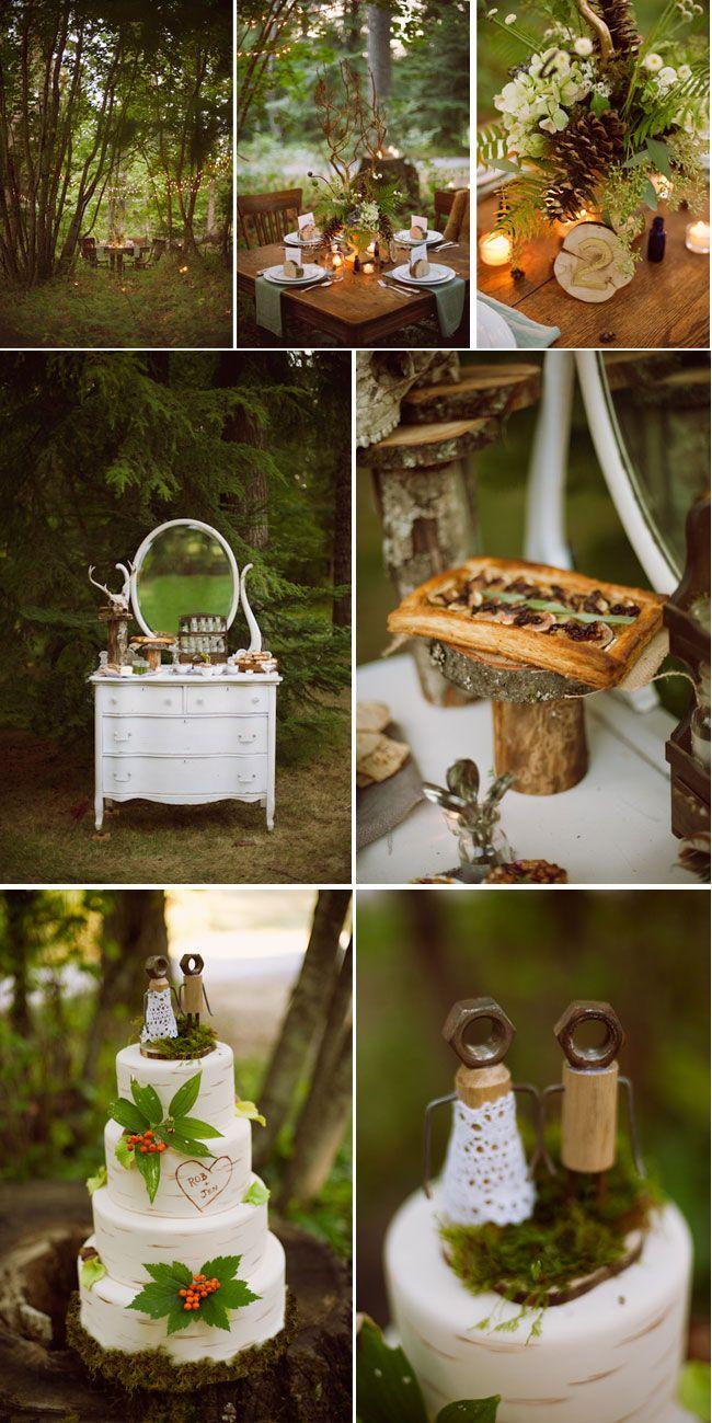 Свадьба - Woodland Wedding Inspiration 