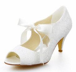 زفاف - Downton Abbey Embroidered Wedding Shoes