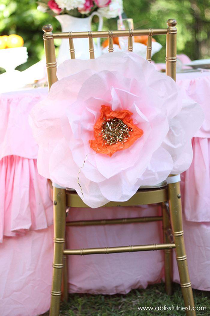 Mariage - DIY Paper Flower Backdrop Tutorials
