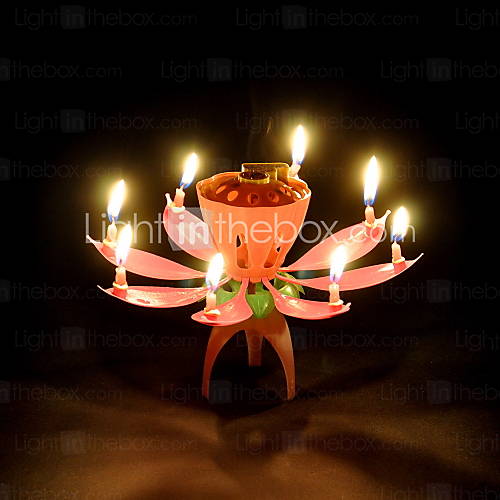 زفاف - [$1.99] Sparking Lotus Candle Favor