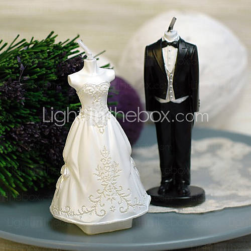 Свадьба - [$3.99] Bride&Groom Candle© Beter Gifts