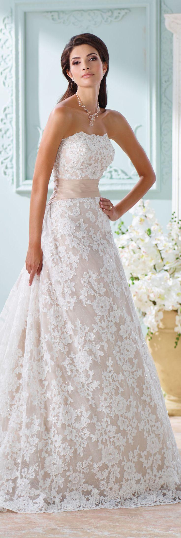 Свадьба - Lace Aline Wedding Gown