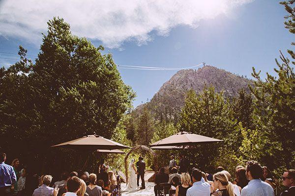 زفاف - Mountain Destination Wedding In California - The SnapKnot Blog
