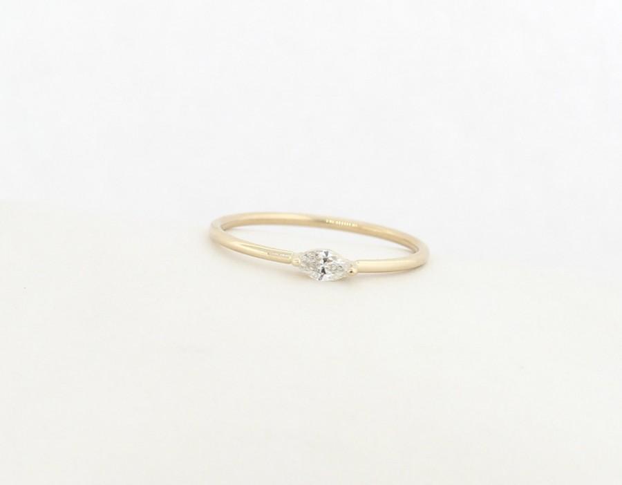Mariage - Marquise Diamond Engagement Ring, Diamond Engagement Ring, Marquise Diamond Ring, Marquise Shape Diamond Engagement Ring, Engagement Ring