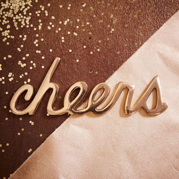 Mariage - Brass Word Object - Cheers