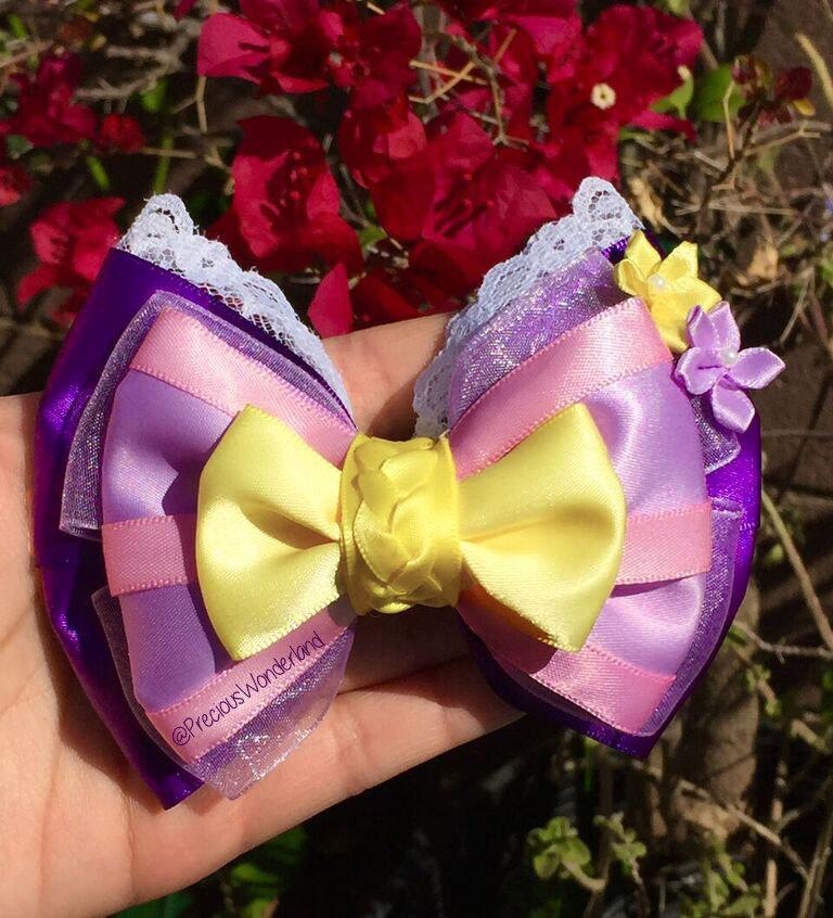 Mariage - Tangled Rapunzel Inspired Hair Bow