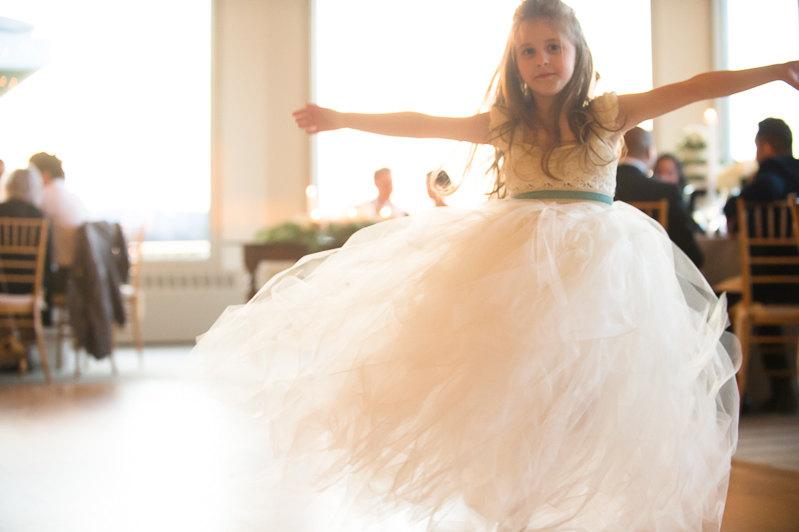 Mariage - Dahlia Lace and Tulle Flower Girl Dress